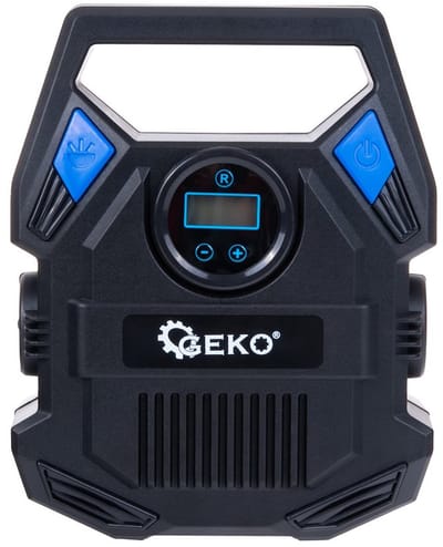 GEKO Compacte 12V compressor - digitaal display - automatische uitschakeling - LED verlichting