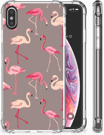 Apple iPhone X | Xs Case Anti-shock Flamingo
