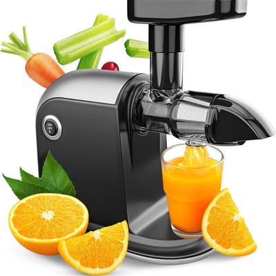 Aura® Sapcentrifuges groenten en fruit - Sapcentrifuges - Slowjuicer - Grijs - 44cm x 33cm x 21cm