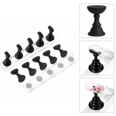 Goodbitz - Nagelhouders - 12-delig - Nagel houder - Kunstnagel houder - Tip houder - Tiphouder - Oefen display - Nagel tips - Nail art oefenen - Nageldisplay
