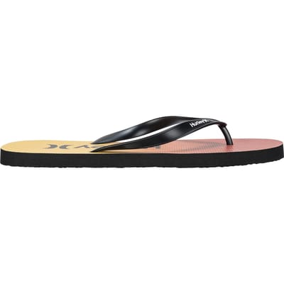 Hurley 1pk Mens Printed Flip Flop Bright Red Maat: 40 | Sandalen Outlet | Heren | Rood