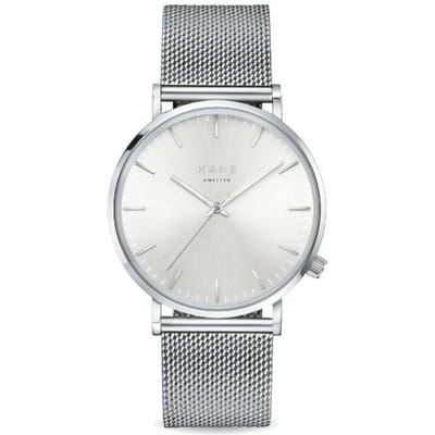 Kane Watches | Silver Steel Silver Mesh