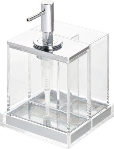 iDesign Zeepdispenser met tandenborstelhouder - 42710EU - Sorteervakken, Klaar voor gebruik
