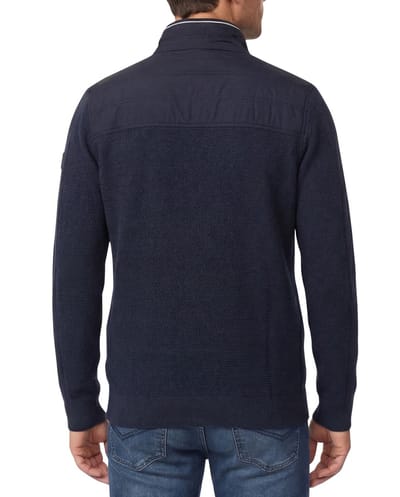 Casa Moda vest donkerblauw