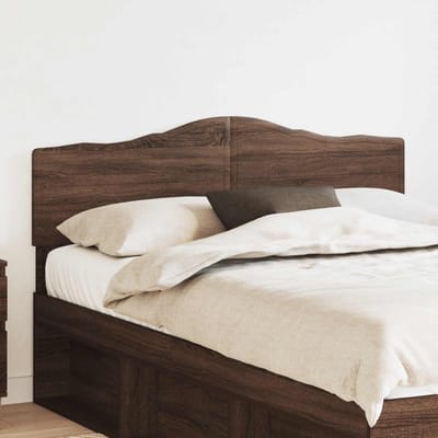 vidaXL Hoofdbord Bruin Eiken Bewerkt hout