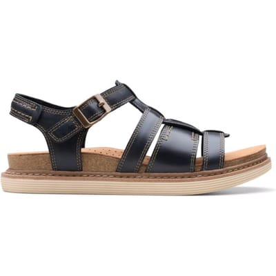 Clarks Arwell Sun - dames sandaal - Zwart - maat 37 (EU) 4 (UK)