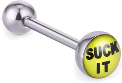 Fako Bijoux® - Tongpiercing - Logo - Suck It