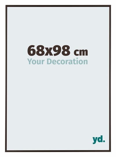 Your Decoration - Fotolijst 68x98 cm - Kunststof - Antraciet - Evry