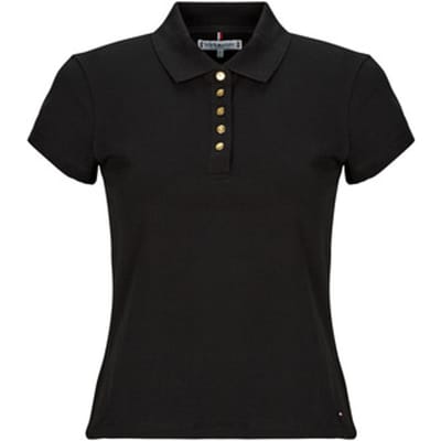 Polo Shirt Korte Mouw Tommy Hilfiger GOLD BUTTON SLIM SS POLO