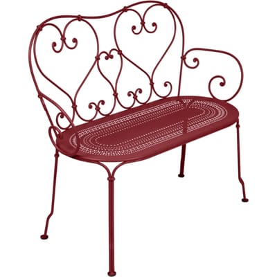 Fermob - 1900 Bank - 43 chili mat - rood