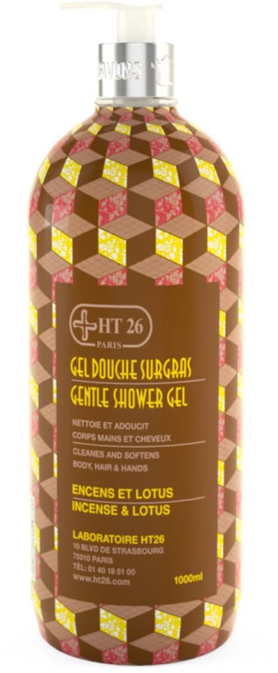 HT26 Shower Gel with Incense & Lotus, 1000ML