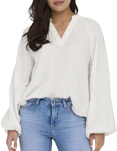 Only Thyra Life SL V-neck Blouse Dames - Maat XL