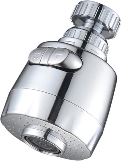 Kraan Beluchter - Waterbesparend Onderdeel - Efficiënt Water Gebruik - Gereedschapsloze Installatie - 22/24mm Draad - Chroom