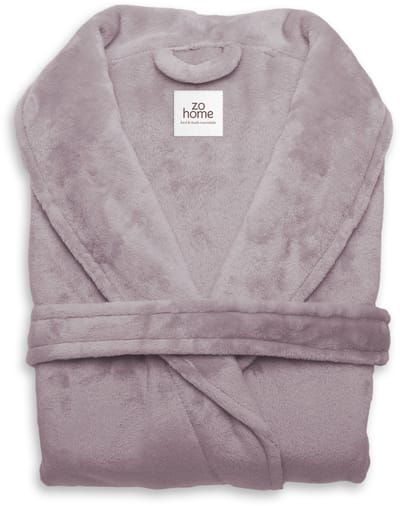Zohome Badjas Cara - Kamerjas voor Dames en Heren - Maat M - Ochtendjas - Geschikt voor de Sauna - Roze