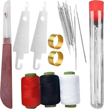 Handset gereedschapsset - Naaiset - Kleding repareren - 37-delige set - Compact formaat - Multicolor