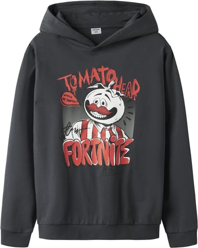 NAME IT - TKMPARB FORTNITE NREG SWEAT WH NOOS BFU - Jongens - Sweaters