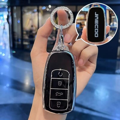 Étui pour clé de voiture Porte-clés Pour Chery Jaecoo J8 J7 8 7 Phev Housse de protection Coque Support Accessoires key fob for Jaecoo