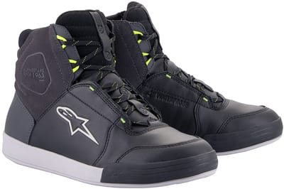 Alpinestars Chrome Drystar Schoenen Zwart Donkergrijs Geel Fluo - Maat US 9 - Laars