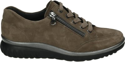 Semler - L5135 - Dames veterschoenen - Kleur: Taupe - Maat: 35.5
