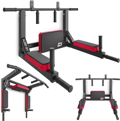 Multifunctioneel Klimrek en Dipstation voor Thuisgebruik - Wandmontage Krachttraining