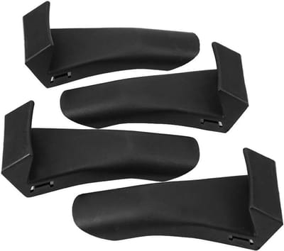 Bandenwisselaar Klemafdekking - Kaakbeschermers Beschermhoezen - Wielen Beschermen - Composiet Plastic - 4 Stuks - Zwart