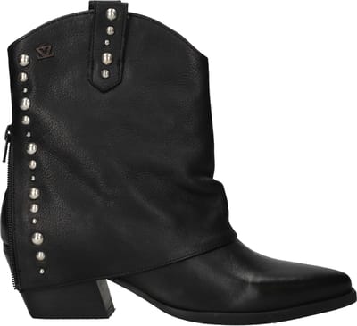 Lazamani - Yara Dames Sleeve Boots Leer Black - Maat 42