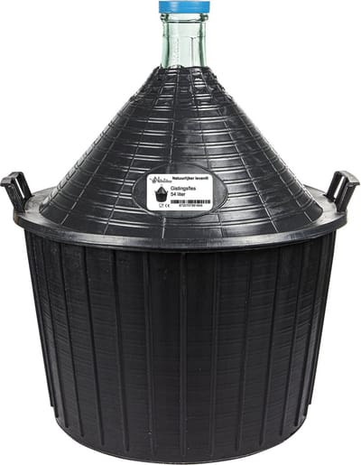 Ballonfles - Gistingsfles - Fermentatiefles - 54 Liter - Transparant