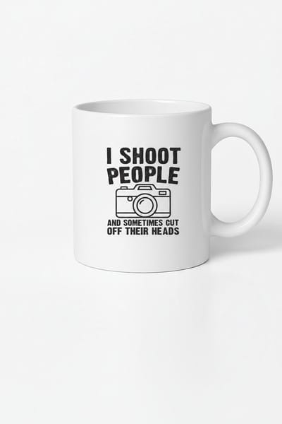 I Shoot People" Fotografen Mok - Grappig Cadeau voor Foto Liefhebbers