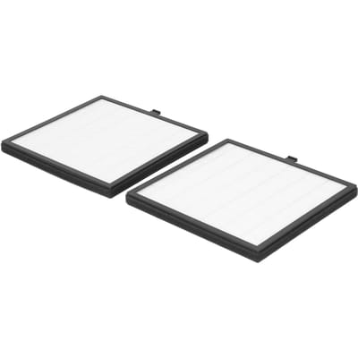 2 pièces 17,5 x 18 cm Filtre de rechange pour collecteur de poussière d'ongles pour machine aspirante à poussière d'ongles 40W gray