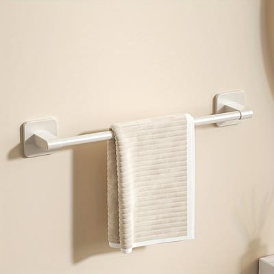 40CM Badkamer Handdoekstang Ponsvrij Wandmontage Badkamerrek Badkamer Handdoekopslag Handdoekrek Badkameraccessoires wit