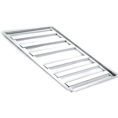 HENDI Vlamverdeler – Roestvast staal – Geschikt voor Green Fire Profi Line – 650x530 mm