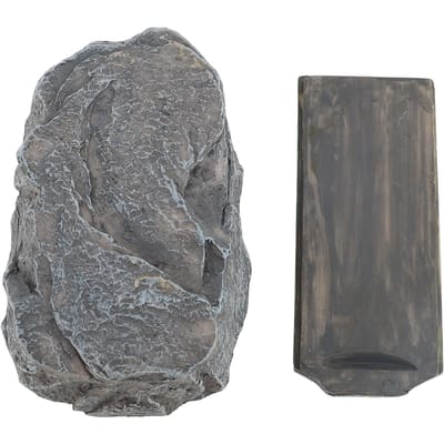 Cache-clé en fausse pierre, résistant aux intempéries, rangement sûr, résine décorative, cache-clé, boîte pour gray