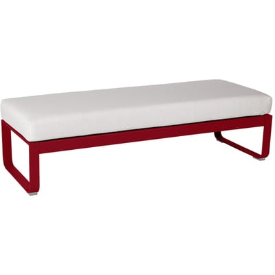 Fermob BELLEVIE Zitbank Module Midden - 43 chili mat - 81 witgrijs