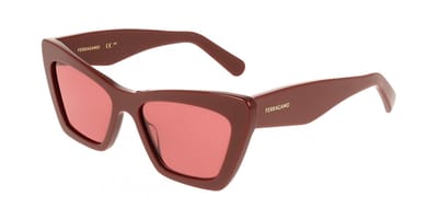 Ferragamo SF929SN Burgundy 55/17/145 WOMAN Zonnebrillen