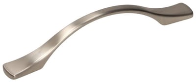 Gamet SLIMLINE - Meubelgreep - Gebogen Vorm - 96mm - Nikiel Geborsteld