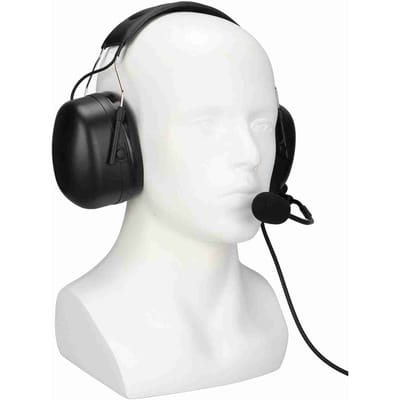 Gehoorbescherming Oorkappen 7,1 mm Militaire Headset met U94PTT voor Motorola GP338 GP‑328 GP‑340 GP‑380