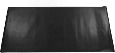 Loopbandmat - Fitnessmat Oefenmat - Vloer Beschermen - Schokbestendig PVC - 90 x 200 cm - Zwart