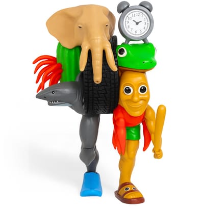Italian Brainrot™ Brainrot Poppetjes Merged Figure - Core Edition (+2 Gratis Mystery Cards) - Tung Tung Tung Sahur - Tralalero Tralala - Brainrot Speelfiguur - Brainrot Actiefiguur - Brainrot Cadeau