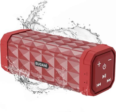 Draagbare Bluetooth-luidspreker met 24-uurs speeltijd, IPX5 waterdicht, krachtige bas en USB-C voor binnen en buiten