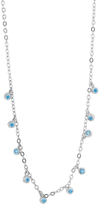 AKZENT Akzent Dames ketting met hanger "Amaly" van 925 Sterlingzilver, gerhodineerd, duurzaam