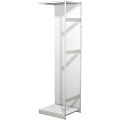 Leeg archiefrek PROGRESS 500 T, aanbouwsectie, met achterwand, H 2600 x B 750 x D 640 mm