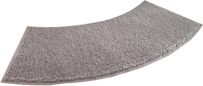Absorberende en sneldrogende badmat in zacht grijs, antislip, comfortabel en duurzaam voor badkamer en douche, ideaal voor vochtige ruimtes