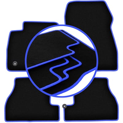 CARLUX-BLUE automatten voor: Ford Focus MK3 USA sedan, stationwagen (2010-2019)