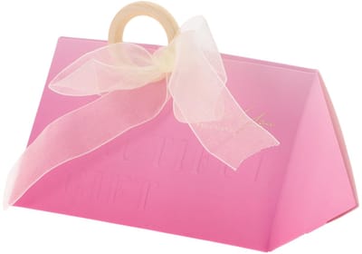 Dailygoody - Geschenkdozen - Houten Lint - Duurzaam en Robuust - Rood/Roze - Voorverpakte Geschenken - Uniseks cadeauverpakking