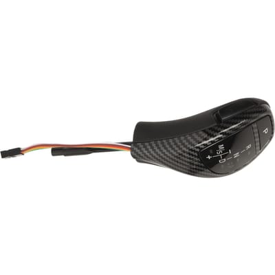 Pommeau de levier de vitesse LED Voiture Pommeau de levier de vitesse automatique avec bouton de démarrage rouge à un clic pour Série 5 E39 Berline 1997 à 2002 black