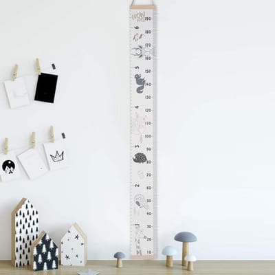 Allecto - Kid Meetliniaal - Dierpatroon Muursticker - Creatieve