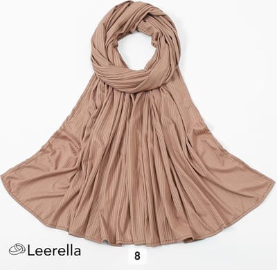 Leerella Oogverblindende Dames Sjaals – Hijab Oudroze CLR8 - Monochrome Strepen in Nieuwe Mode 170x70cm: Een Perfect Moederdag, Verjaardag of Valentijnsdag Cadeau - Beschikbaar in 15 Prachtige Kleuren!