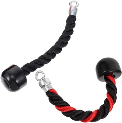 Triceps Touw - Fitness Touw - Kracht Training - Scheurbestendig Nylon - 33 cm - Multicolor