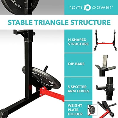 Verstelbare Squat Stand en Dip Station voor Thuis Fitness - Krachttraining en Gewichtheffen
