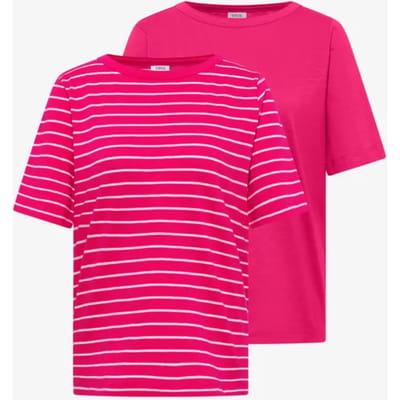 Shirt met strepen in een 2-pack